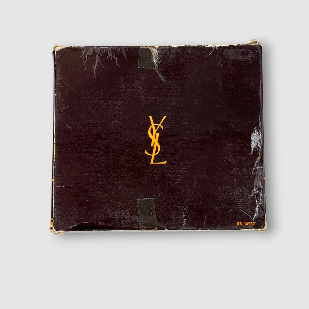 70s Vintage Yves Saint Laurent YSL Les Mouchoirs Handkerchief Set Original Box - Picture 2 of 4